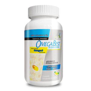 Omega 3 aceite de salmón epa y dha suplemento Omegabest 120 cápsulas
