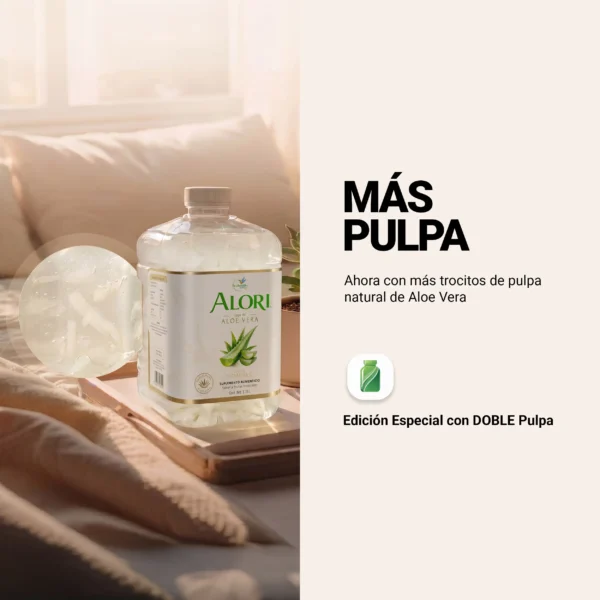 2Pack ALORI Jugo de Aloe Vera Galón 3.78 L | MÁS ELEGIDO - Imagen 5