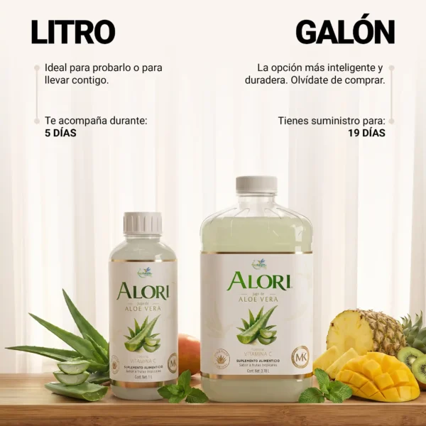 2Pack ALORI Jugo de Aloe Vera Galón 3.78 L | MÁS ELEGIDO - Imagen 8