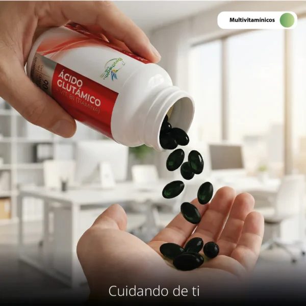 Acido Glutamínico + Vitamina B1-10