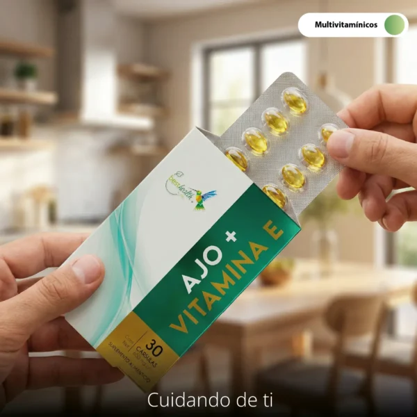 Ajo + Vitamina E 30 Caps Best Health - Imagen 4