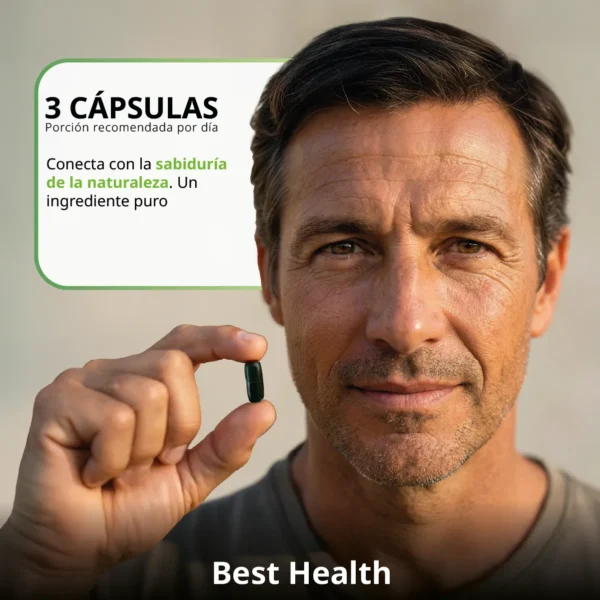 Alga Espirulina Orgánica 250 Caps - Alto Rendimiento Best Health - Imagen 5