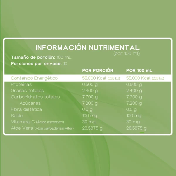 Jugo de Aloe Vera 3.78L (Galón) - Rendimiento Familiar Best Health - Imagen 2