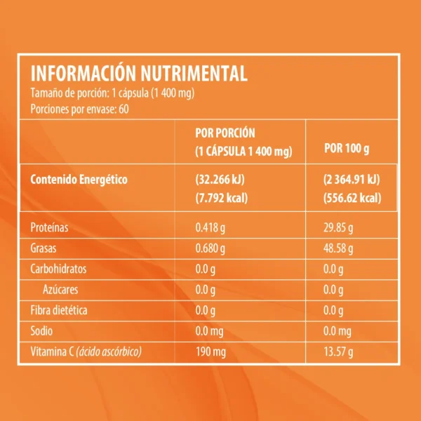 Vitamina C 60 Caps Best Health - Imagen 2