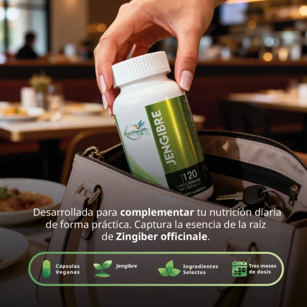 Jengibre 120 caps Best Health - Imagen 3