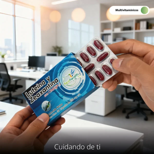 Luteína Y Zeaxantina + Omega 3 30 cápsulas Best Health - Imagen 4