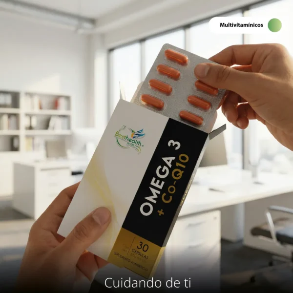 Omega 3 + Co-Q10 30 caps Best Health - Imagen 4