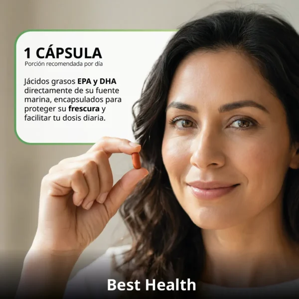 Omega 3 + Co-Q10 30 caps Best Health - Imagen 5
