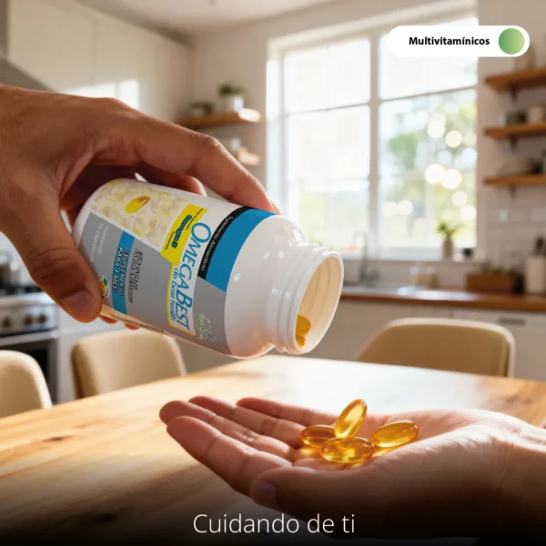 Omegabest Omega 3 120 cápsulas Aceite de Pescado Best Health - Ácidos Grasos - Imagen 4