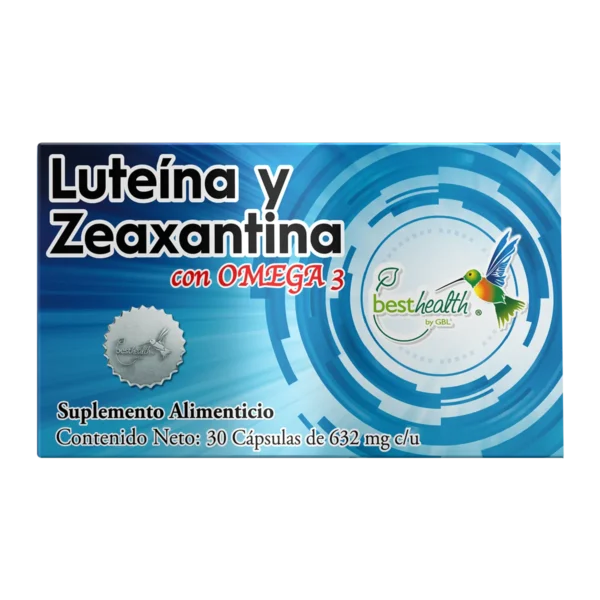 Luteína Y Zeaxantina + Omega 3 30 cápsulas Best Health