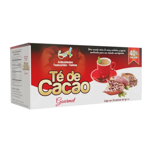 Té de Cacao 35 sobres Best Health - Infusión Energizante y Antioxidante Natural