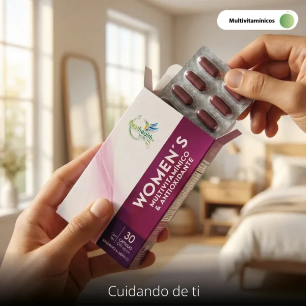 Women's Multivitamínico y Antioxidante 30 Caps Best Health - Imagen 4
