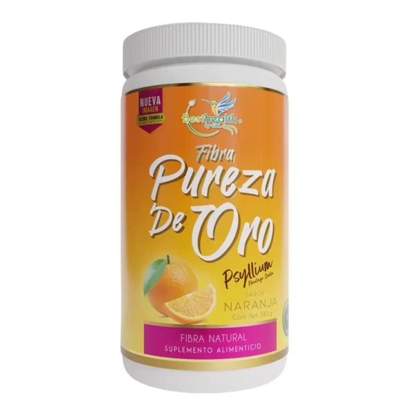 Fibra Pureza de Oro 360g Sabor Naranja - Energía Matutina Best Health