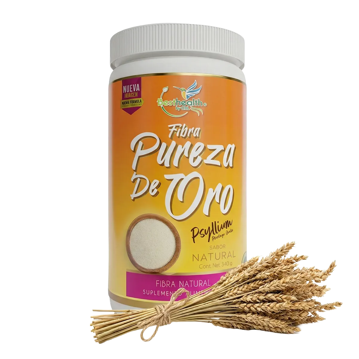 FIBRA PUREZA DE ORO NATURAL PSYLLIUM VARIANTE CATEGORIA T