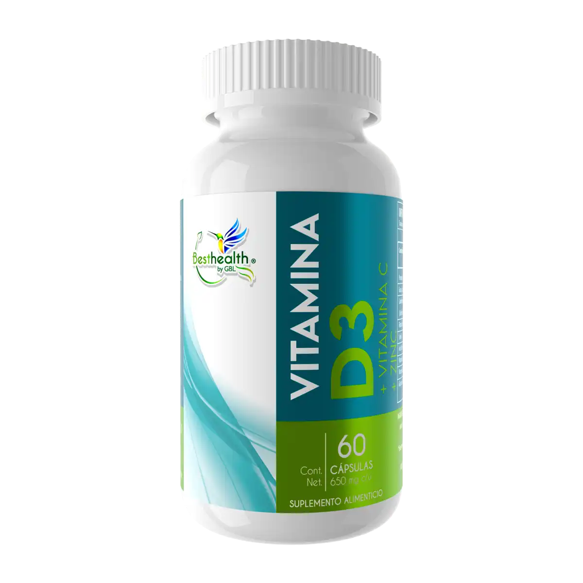 vitamina-d3-c-zinc-triple-defensa-best-health Vitamina D3 + Vitamina C + Zinc 60 cápulas Best Health - Imagen 1