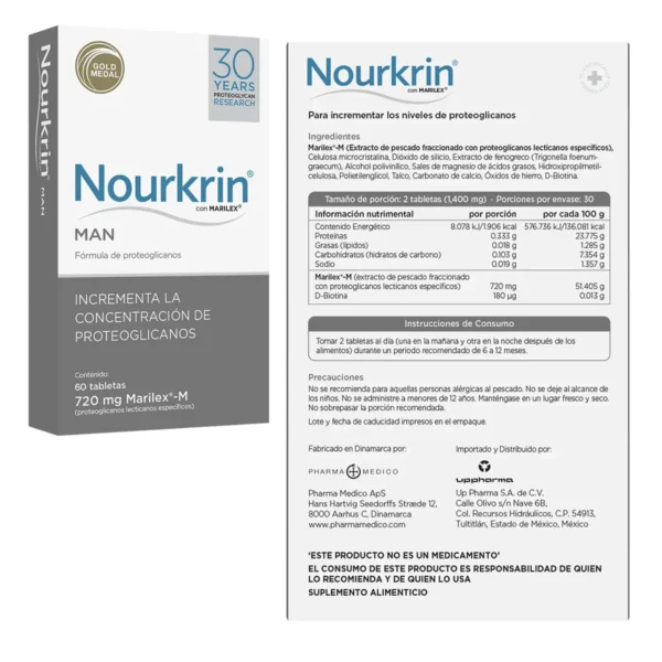 COMPRAR NOURKRIN MAN 60 TABLETAS TRATAMIENTO CAPILAR CONTRA LA CAIDA DEL CABELLO Y CRECIMIENTO CAPILAR PARA HOMBRES 02