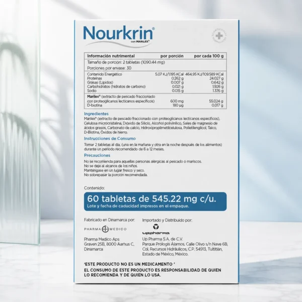 Nourkrin Woman 60 tabletas Tratamiento capilar para la alopecia severa para mujer - Imagen 3
